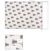 Trees Oxford Cotton Fabric - Ivory or Dark Gray - By the Yard - 67981