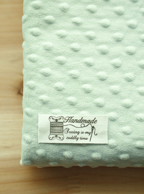 Minky Dimple Dot - Dusty Mint - K Series - By the Yard 49292