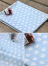 Bunny Cotton Fabric - Sky Blue, Pink or White - By the Yard 71908