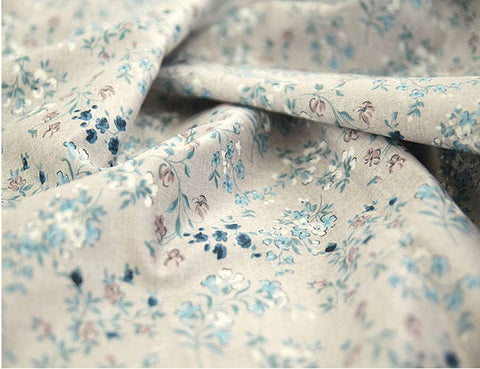 Flower Cotton Fabric, Quality Korean Fabric - By the Yard /71995