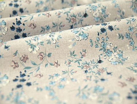 Flower Cotton Fabric, Quality Korean Fabric - By the Yard /71995