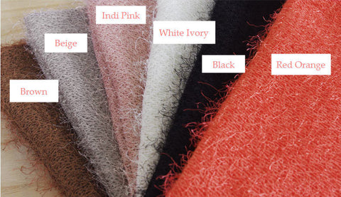 Polyester Hairy Sweater Knit Fabric - Choose From 6 Colors - 52" Wide - By the Yard v100-002