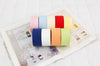 Cotton Knit Bias Tape in 9 Colors 3.5~4 cm Wide (1.4~1.6 inches) - By the Roll (10 yards) - 0421-2