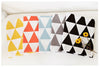 Large Triangles Cotton Fabric - Yellow, Orange, Mint, Gray or Black - 62" Wide - By the Yard 68192 - Geometric