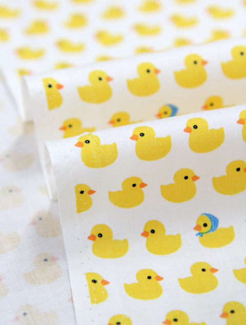 Yellow Ducks Cotton Fabric - By the Yard 74296