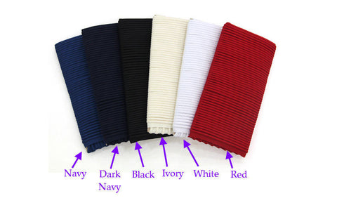 Bias Piping - Navy, Dark Navy, Black, Ivory, White or Red - 15 yards - 65766