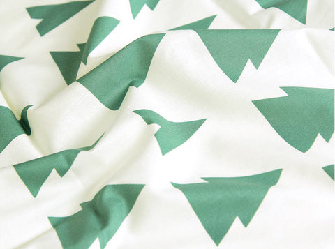 Green Trees Cotton Fabric - By the Yard 80021
