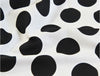 Big Dots Oxford Cotton Fabric - Black and White - By the Yard 80975 359602-w