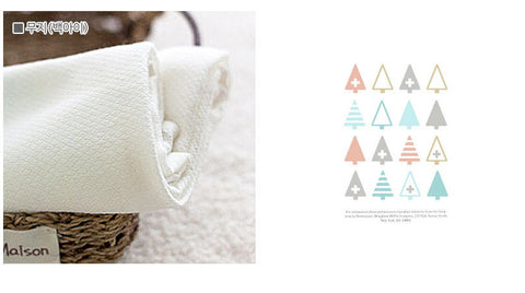 Trees Cotton Gauze - Blue, Pink or Solid - 44" Wide - By the Yard 81316