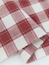 Red Plaid Cotton Fabric - By the Yard 82502