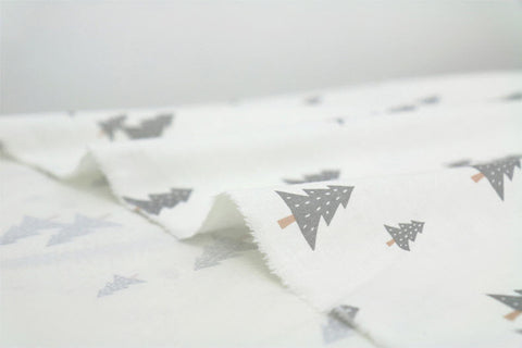 Snowy Trees Cotton Fabric - By the Yard 83429