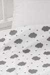 Gray Cloud Cotton Fabric - 62" Wide - By the Yard 80574-1