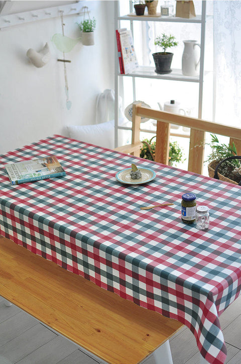 Laminated Cotton Fabric - Holiday Plaid - By the Yard 84664