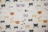 Cats Cotton Fabric Meow Meow - By the Yard 85472