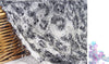 Leopard Hairy Knit Fabric - Black Leopard - 55" Wide - By the Yard 0300-0001