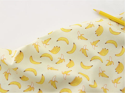 Bananas Cotton Fabric - Digital Printing - By the Yard 85777