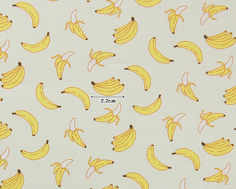 Bananas Cotton Fabric - Digital Printing - By the Yard 85777