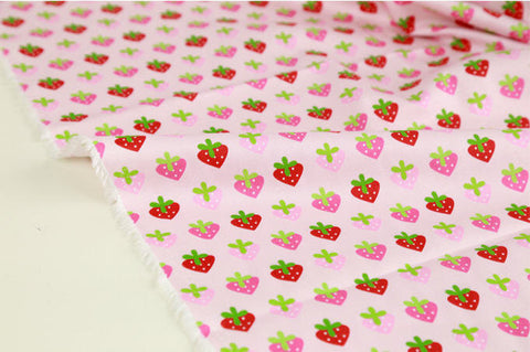 Fruits Cotton Fabric, Pineapple, Orange, Watermelon, Pear, Peach, Apple, Strawberry, Lemon, Banana, Kiwi, Blueberry, Grape By the Yard 85782