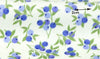 Blueberry Cotton Fabric, Fruits Cotton Fabric - Digital Printing - Fabric By the Yard /82125