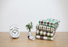 Olive and Brown Plaid Cotton Fabric - 3 Sizes - By the Yard 78477