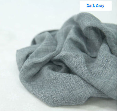 Soft Cotton Blend Gauze Fabric, Washing Gauze, Gray Gauze, Brown Gauze - 57 Inches Wide - By the Yard / 86293