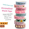 Custom Washi Tape, Personalized Masking Tape, Paper Tape