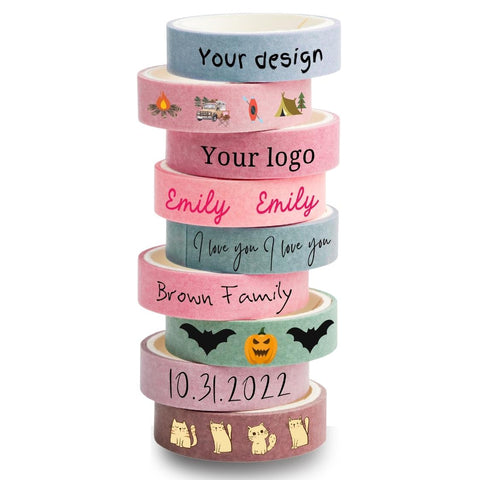 Custom Washi Tape, Personalized Masking Tape, Paper Tape